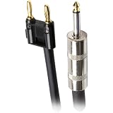 Hosa - 3' 1/4" TS to Dual Banana Speaker Cable