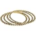 About Color Lacie Bead/Wire Bangle S/4