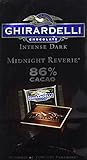 Ghirardelli Chocolate Intense Dark Squares, Midnight Reverie, 4.12 oz., (Pack of 4)
