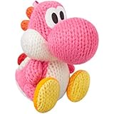 Pink Yarn Yoshi Amiibo (Yoshi's Woolly World Series)