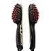 Hair Straightener Brush, TOSHENG Professional Electric Ceramic Heating Hair Straightening Styling Comb for Women Anti-Scald and Anti-Static (Black)