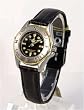 OLEG CASSINI Women's Two-tone Black Faced Watch with Black Leather Strap. Model: OC-31-983