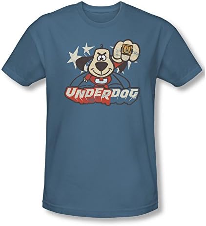 Underdog 1960's Animated TV Series Vinatage Style Flying Logo Adult Slim T-Shirt