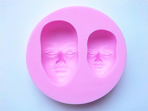 Wocuz W0168 Baking Bakeware Human Face Shaped 3d Silicone Cake Fondant Mold, Cake Decoration Tools, Soap, Candle Moulds