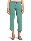 Mod-O-Doc Womens Medium Rib Capri Pant with Back Slit