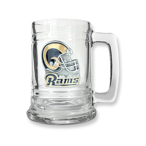 St. Louis Rams 15oz Glass Tankard