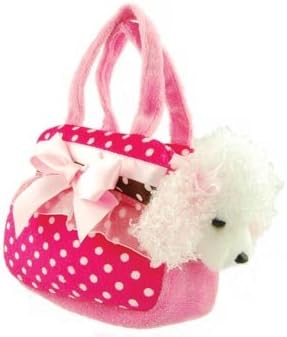 Fancy Pet Pal Poodle Puppy Dog with Carrier Carry Purse Hand Bag