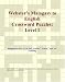 Book Webster's Malagasy to English Crossword Puzzles: Level 1