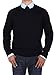 Luciano Natazzi Men's Pullover Crew Neck Long Sleeve Sweater Cotton Relaxed Fit