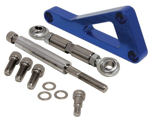 CHEVY SMALL BLOCK ALTERNATOR BRACKET SET (LWP) - BLUE On Sale