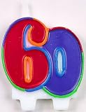 Aged to Perfection 60th Birthday Candle