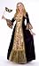 Womens SM/MED (2-8)- Blk/Gold- Gorgeous Masquerade Queen