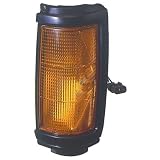 Dodge RAM 50 Mitsubishi Pickup Replacement Corner Light Assembly (Black) - Driver... by AutoLightsBulbs