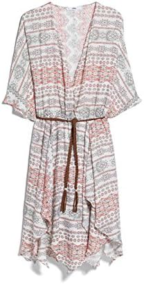 Mango Women's Asymmetric Flowy Dress, Ecru, 8