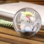 Sanrio Hello Kitty Costumed Chinese Zodiac Sign in Water Ball (Sheep) - Zipper Pull