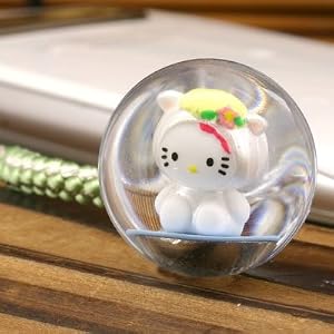 Sanrio Hello Kitty Costumed Chinese Zodiac Sign in Water Ball Cell Phone Strap (Sheep) ***Free... by