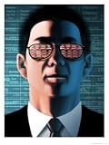 Man with Stock Market Ticker Reflected in Glasses Giclee Poster
Print by Dynamic Graphics, 24x32
