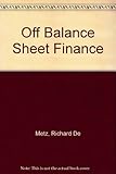 Off balance sheet finance