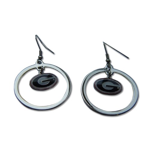 Georgia Bulldogs Hoop Logo Earring Set Ncaa Charm