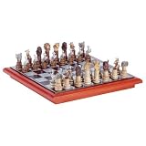 African Animal Chess Set