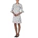 Isaac Mizrahi for Target� Pierrot Leaf Print Dress - Sliver/ White