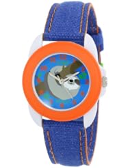 Sprout Unisex SC/1001ORWTBL Easy-to-Read Steve "The Original Tree Hugger" Dial Blue Organic Cotton Strap Watch