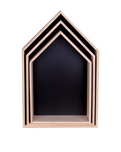 House Nordic Wandregal 3er Set Verona