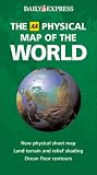 AA Map of the World: Physical (Daily Express) - AA Publishing