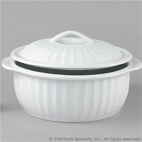 64 oz. White Porcelain Casserole Dish NT 312 by HIC Porcelain