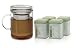Adagio Teas Glass Mug With Infuser & Four Teas, 1.5 Ounce Boxes