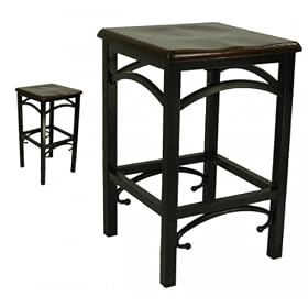 Click here to buy Backless Havasu Bar Counter Stool (Black Brown) (30.125H x 16W x 16D) by Ashley Blaire.