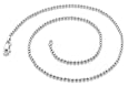 Sterling Silver Italian 30" Bead Chain 1.8MM