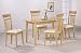 5 Peice Solid Wood Maple Finish Dining Set