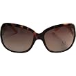 A|X AX111/S Sunglasses - Armani Exchange Women's Rectangular Full Rim Outdoor Eyewear - Havana/Brown Gray Shaded