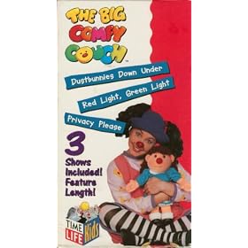 The Big Comfy Couch: Dustbunnies Down Under / Red Light, Green Light / Privacy Please [VHS]