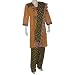 Womens Salwar Kurta Cotton Printed Embroidered Dress Size M (slk415a)