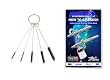 3.5" Nylon Precision Brush Set for Cleaning Airbrushes, Spray Guns, & Tattoo Tube Tip and Now a (FREE) How to Airbrush Training Book to Get You Started, Published Exclusively By TCP Global.