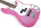 SX GRB1K CPK BASS GUITAR PACKAGE PINK