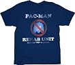 Pac-Man Rehab Unit Say No To Ghosts Navy T-shirt Tee