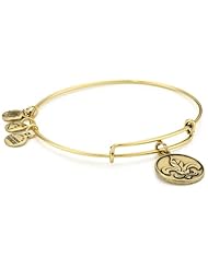 Alex and Ani Bangle Bar "Fleur de Lis" Russian-Gold Expandable Bracelet