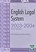 Books : English Legal System     **ISBN: 9781859417546**