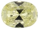 MIN .20CT MM VARIES OVAL NATURAL YELLOW DIAMOND