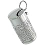 Sterling Silver Jar / Container / Urn Pendant, 1 3/16" (31mm) tall