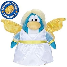 Disney Club Penguin 6 1/2'' Limited Edition Penguin Plush - Snow Fairy