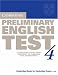 Cambridge Preliminary English Test 4 Student's Book: Examination Papers from the University of Cambridge ESOL Examinations (Cambridge Books for Cambridge Exams)