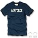 Basic Felt Applique T Shirt US Airforce - Navy
