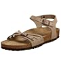 Birkenstock Bali Sandal,Taupe silky suede,35 M EU