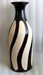 Signed Chulucanas Vase - 14.25" Brown & Beige
