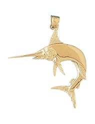 CleverEves 14K Gold Pendant Marlin 7.8 - Gram(s)