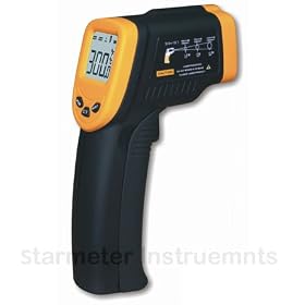 Infrared IR Thermometer w. Laser Guide - Great Tool for HVAC AR300